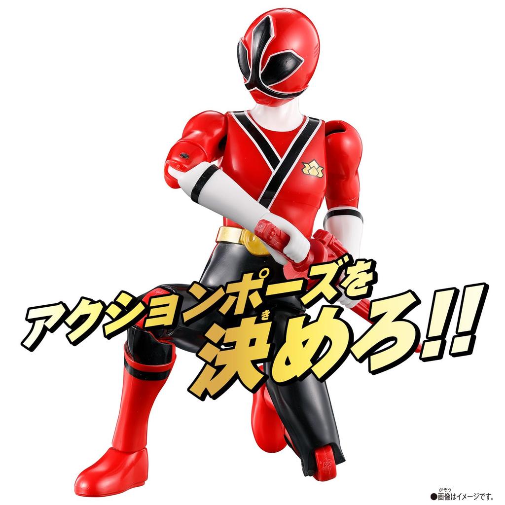Action Hero Shinken Red Super Sentai Series Samurai Sentai Shinkenger [BANDAI]