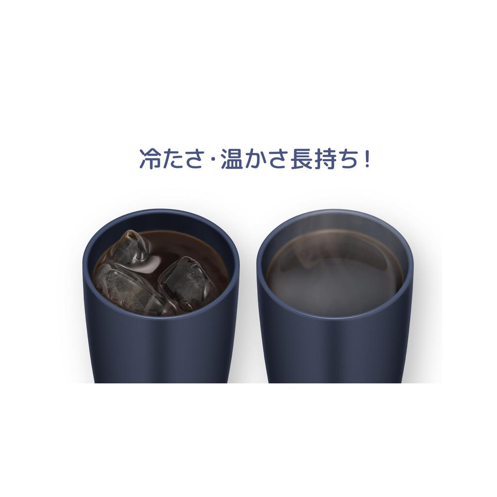 Thermos Vacuum Insulated Dark DNVY Tumbler, 340ml, Navy, JDM-341