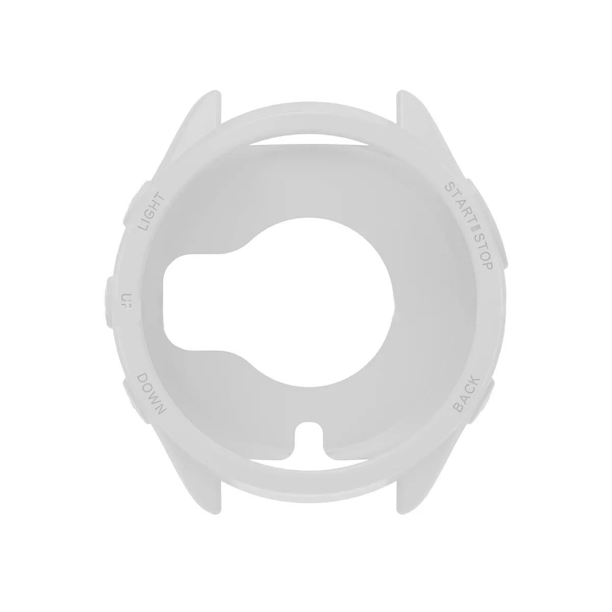 

Силиконовый чехол для Garmin Forerunner 965 Защитный чехол от царапин для Garmin 965 Мягкий защитный бампер Аксессуары for Forerunner 965 белый