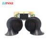 12V 24V Car Snail Horn With Relay Metal Bracket High/Low Dual-Tone Sound Electric Horn Kits Waterproof For Truck Auto Motorcycle