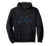 Anglen Heartbeat Angel Saying Angler Dad Fishing Friends Hoodie