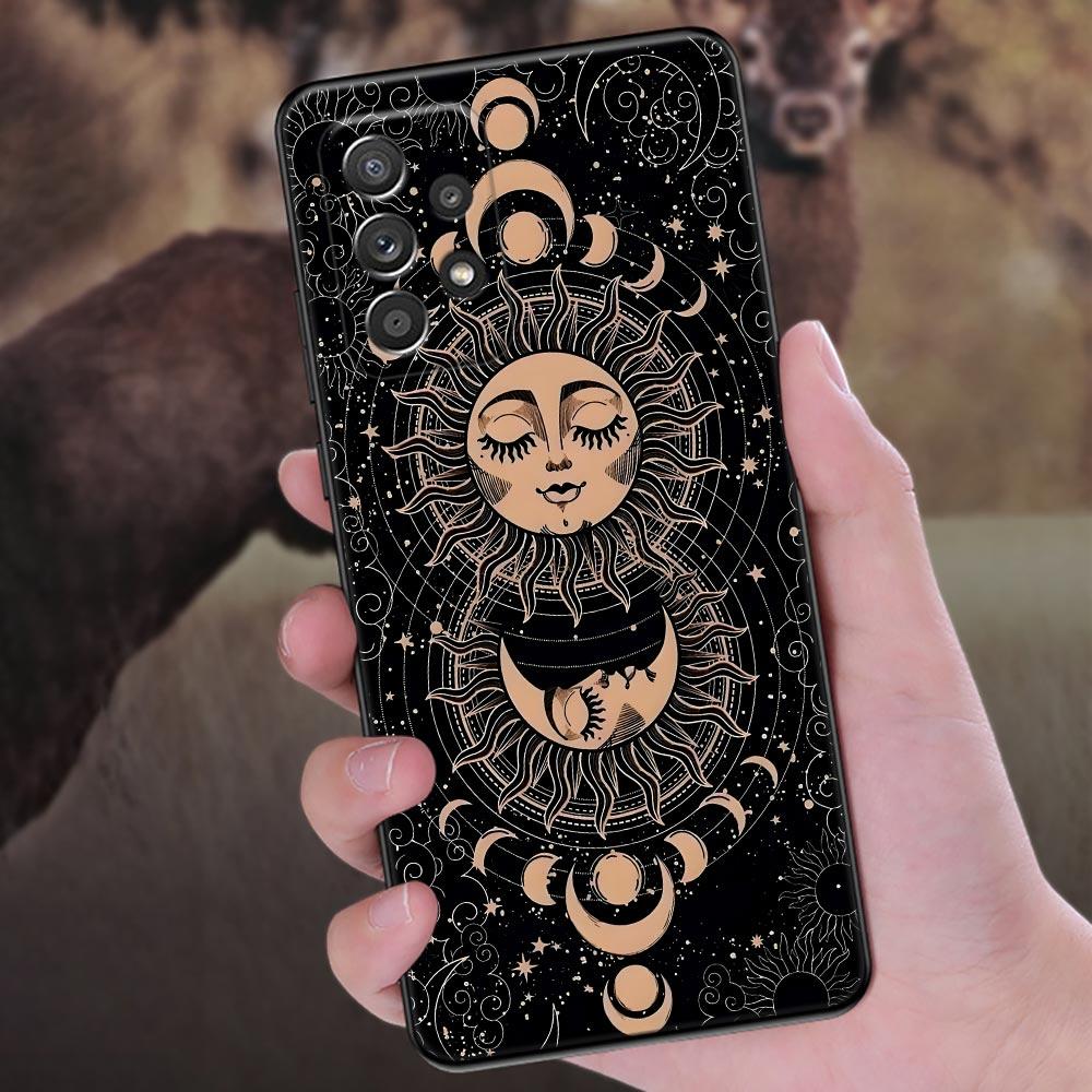 Sun Moon Tarot Card Astrology Phone Case For Samsung Galaxy A57 A56 A37 A55 A36 5G A26 A54 A52 A35 A34 A25 A17 A16 A15 A07 Cover