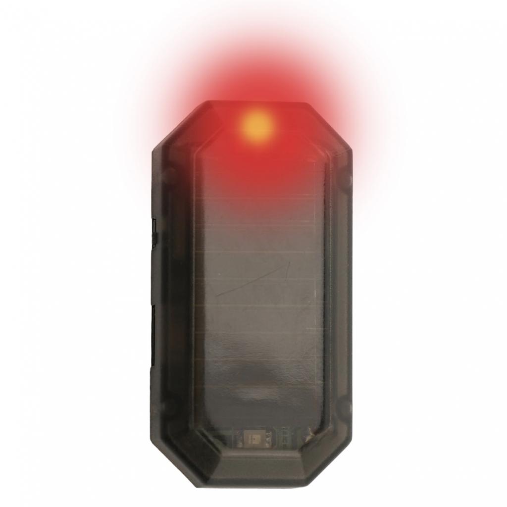 Sleek Black Finish Wireless LED Alarm Light for Automotive Security Solutions