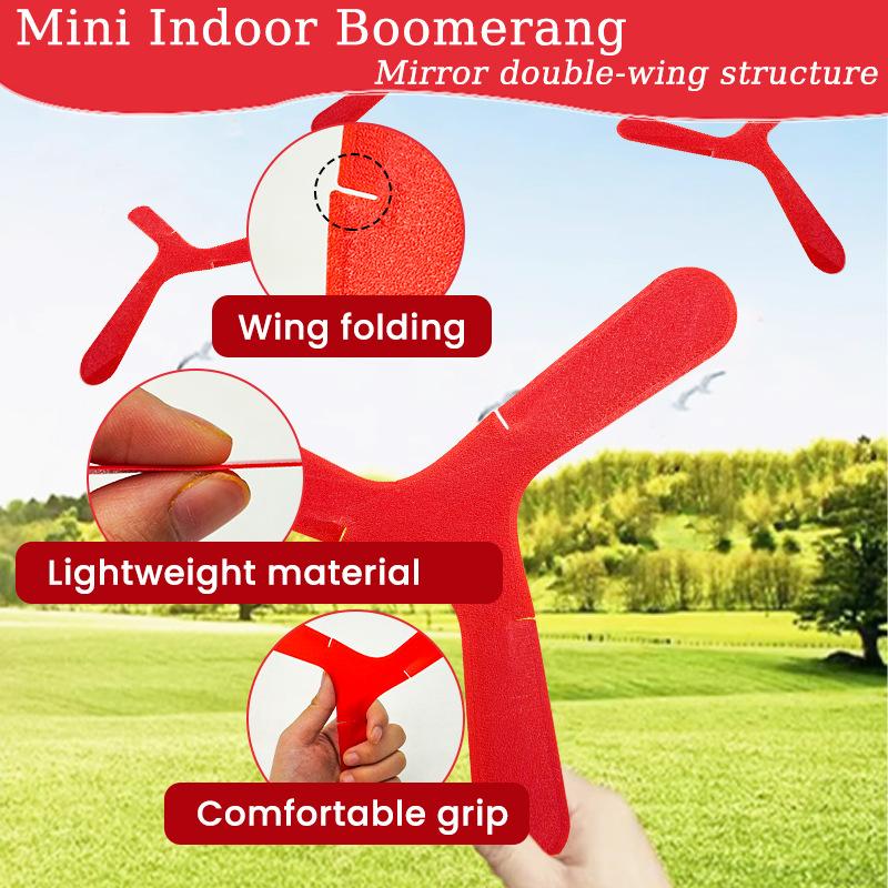 New Mini Indoor Boomerang Creative Gifts Plastic Outdoor Toys Fun Competitive Sports