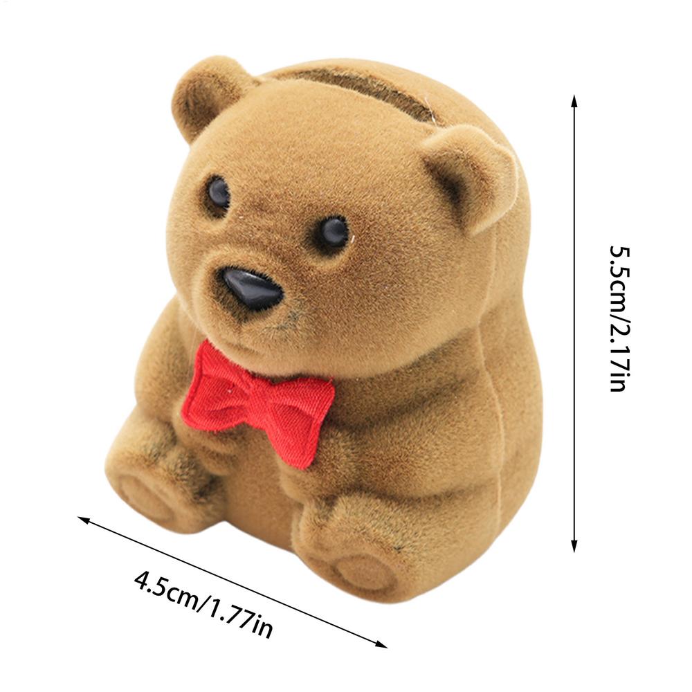 

Small Jewelry Box Cartoon Velvet Jewelry Gift Box Earring Stud Box Ring Box Jewelry Box Earring Necklace Packaging Box