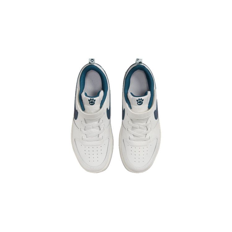 Nike Court Borough Low 2 SE PS White Valerian Blue Kids Sneakers Summit-White Glacier-Blue DQ5980-100