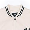 New MLB Baseball Jacket Unisex Cream 3AJP02016-50CRS