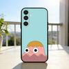 S-Sassy cartoon C-Clarences Phone Case For Samsung  A73,72,71,A52,51,40,41,A22,A32,31,A13, Soft Black Shell