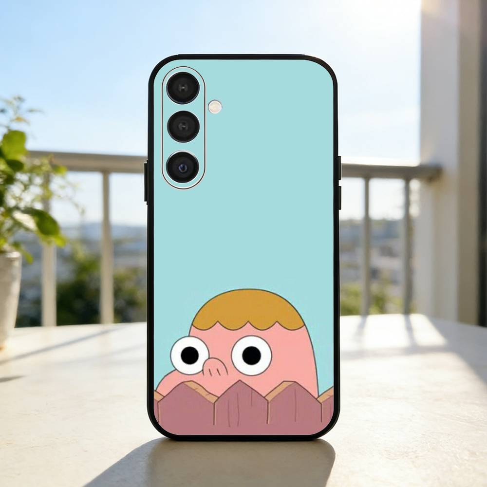 S-Sassy cartoon C-Clarences Phone Case For Samsung A73,72,71,A52,51,40,41,A22,A32,31,A13, Soft Black Shell Samsung a30 a20