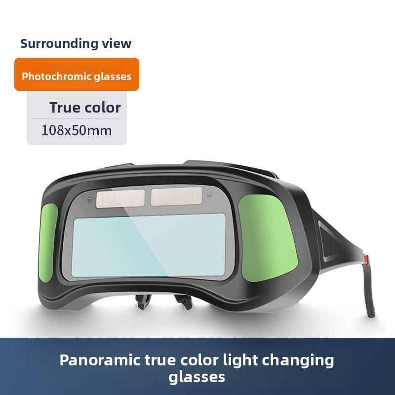 Auto-Darkening Welding Goggles Anti-Glare Anti-Arc Anti-Flash - TIG Pro Welder Eyewear with Full Eye Protection for Welding