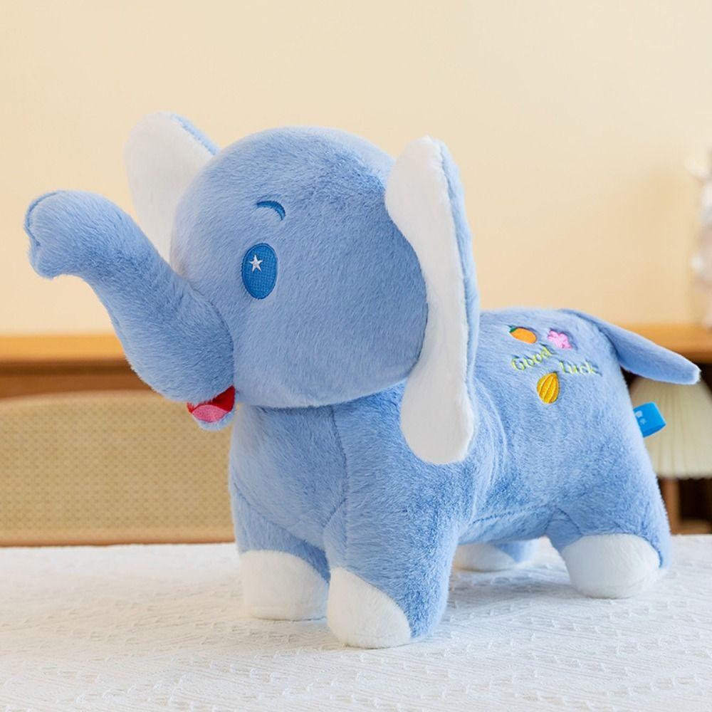 Stuffed Animals Stuffed Elephant Toy Back Cushion Elephant Doll Elephant Plush Doll  Baby Infants