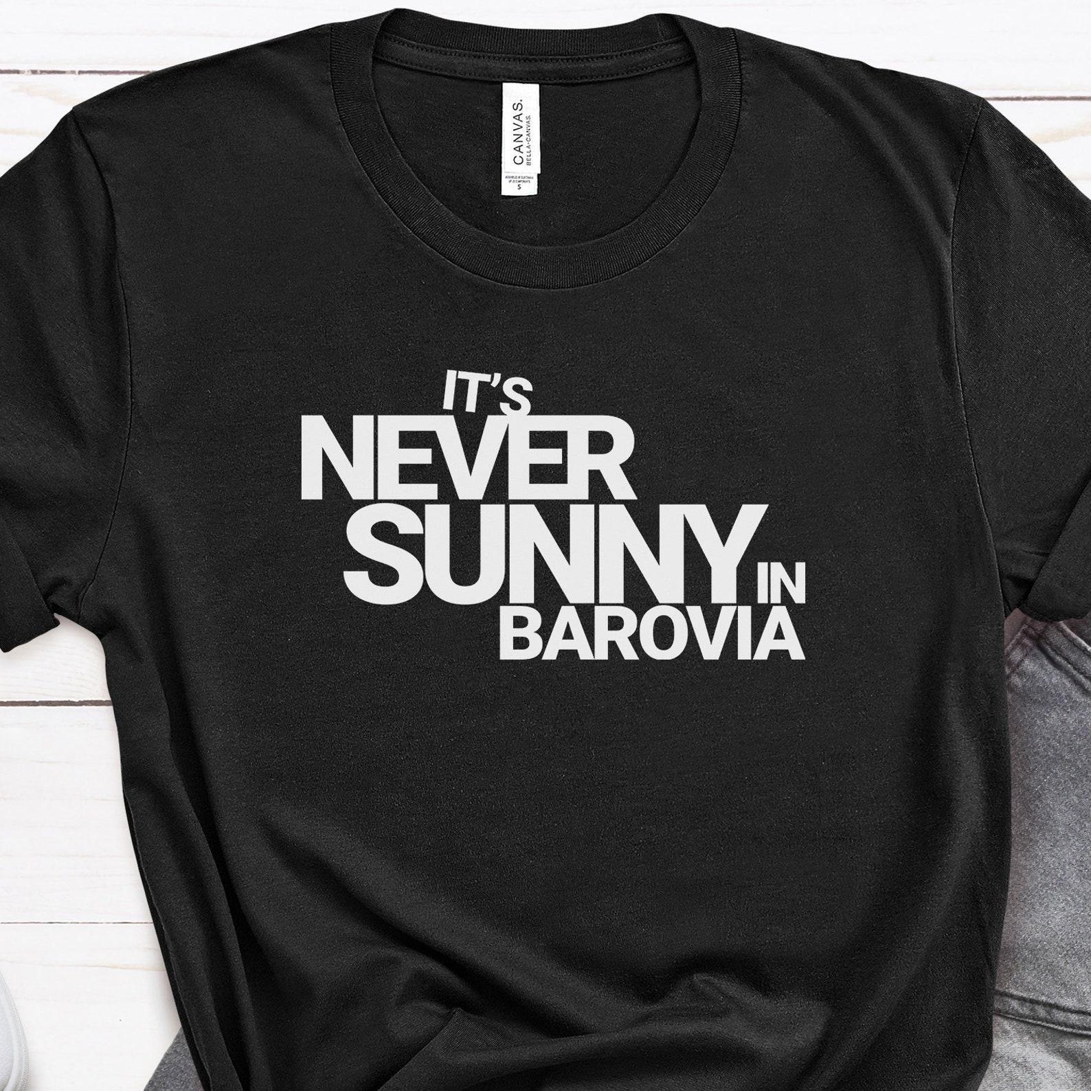 Curse of Strahd DND Shirt - It s Never Sunny in Barovia for DND Players and DMs - DND Role Playing Game Gift Shirt XL