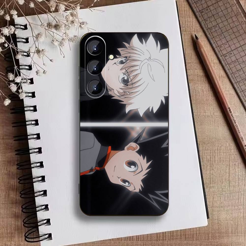 F-Killua Zoldyck H-Hunter X Hunter Phone Case For Samsung Galaxy A73,21,22,32,71,53,52,51,80,5G Soft Black Cover Samsung a30 a20