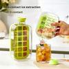 Non-Toxic 2-In-1 Water Bottle With Built-In Ice Tray & Straw Leak-Proof Portable Sports Bottle Portable Ice Maker Bottle