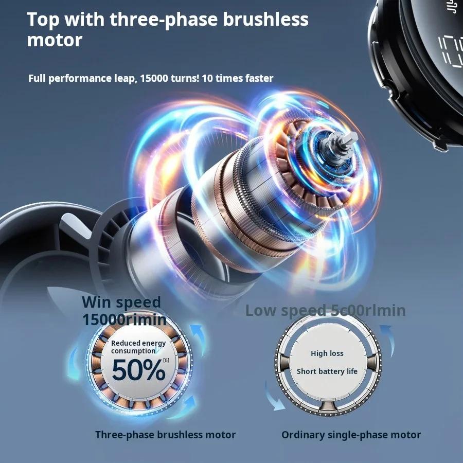 Mini Fan 199 Gears High Speed Handheld Fan Portable Cooler Fans USB Rechargeable 3500mAh Electric Fan Camping Air Conditioner