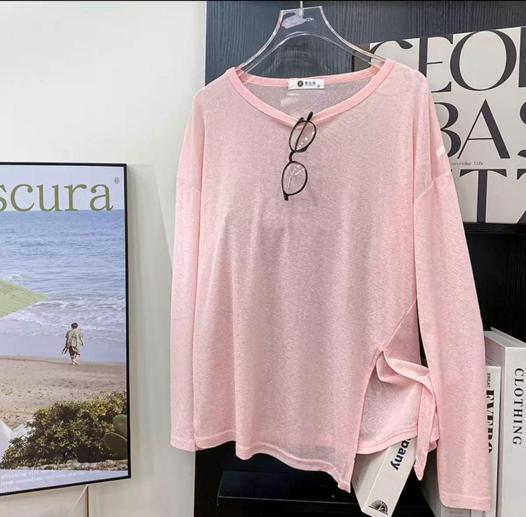 Women's Long Sleeve Sun Protection Cardigan - Solid Color, Loose Fit, Summer 2025