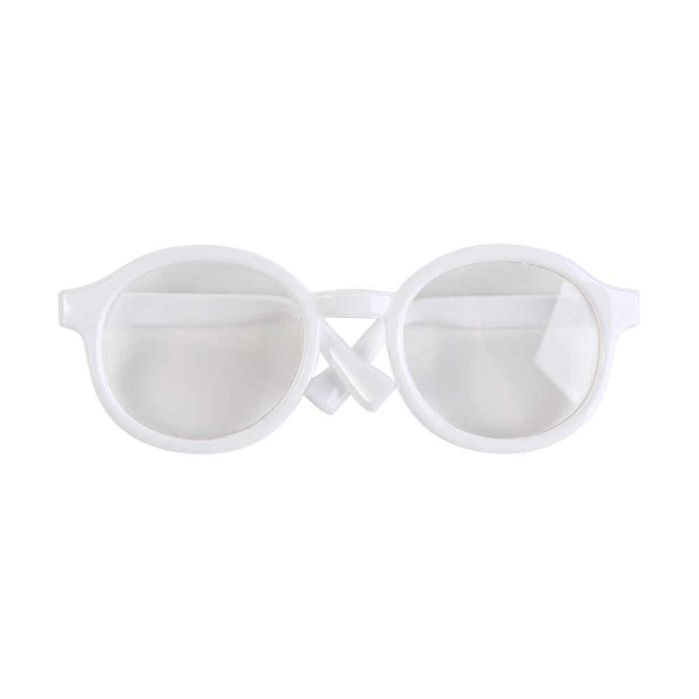 Accessory Transparent Plastic Glasses Plastic Transparent Round Transparent Glasses Round Miniature Round Glasses Children