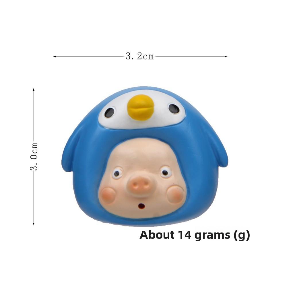 Penguin Jenny Pig Cartoon Resin Magnet Clips For Refrigerator Decor And Gift Giving