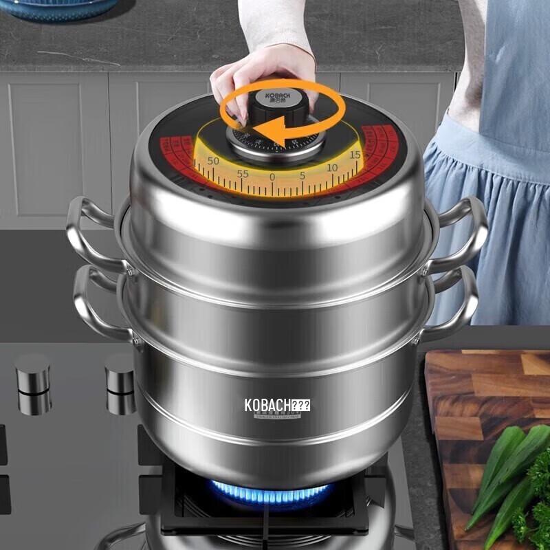 

Kombach 30cm 3-Layer Stainless Steel Multi-Purpose Pot