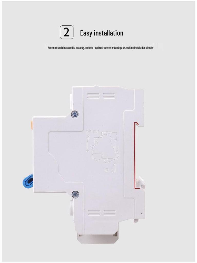1P2P3P4P Residual Current Circuit Breaker Switch DZ47-63 - Main Household Air Circuit Breaker