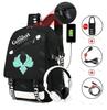 Backpack Anime, Genshin Surrounding Large Capacity Student School Bag Outdoor Travel Bag