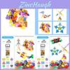 Schneeflockenmuster Bausteine für Vorschulkinder Visuelle und Hand-Auge-Koordinationsspielzeug