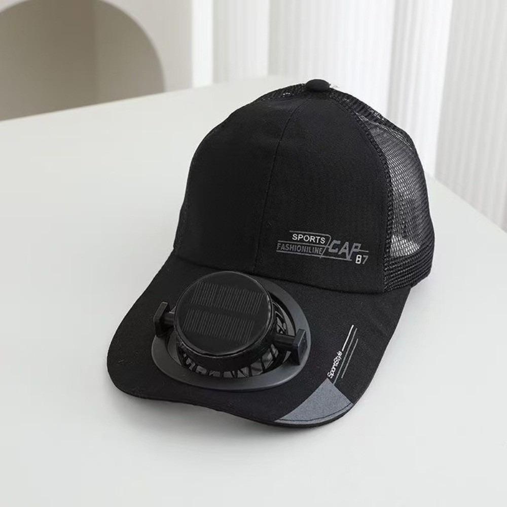 Built-in Fan Solar Cooling Fan Hat Breathable Sun Protection Hat New Outdoor Sun Hat Unisex
