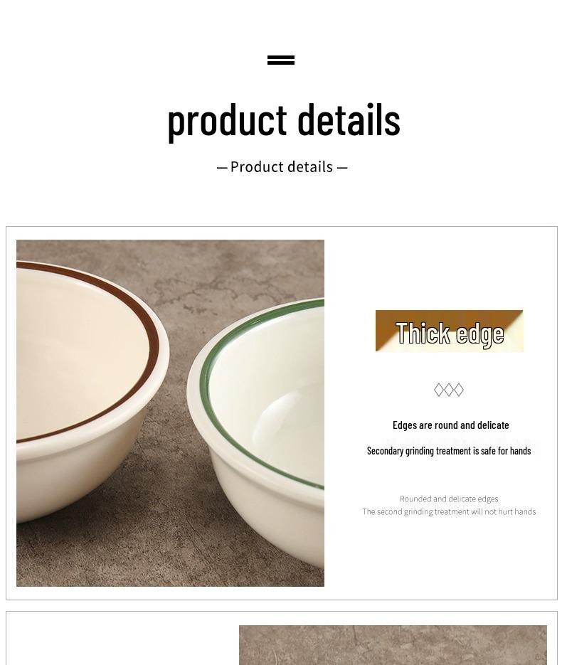 Melamine Four-Piece Table Set: Imitation Porcelain Plastic Bowls & Plates for Restaurants and Hotels