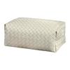 Yousheng PU Leather Tissue Box, with Smooth Paper Outlet Opening, Soft Rounded Weaving Surface Tissue Holder for Home