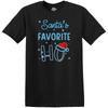 Christmas T-Shirt Neon Santa's Favorite Ho