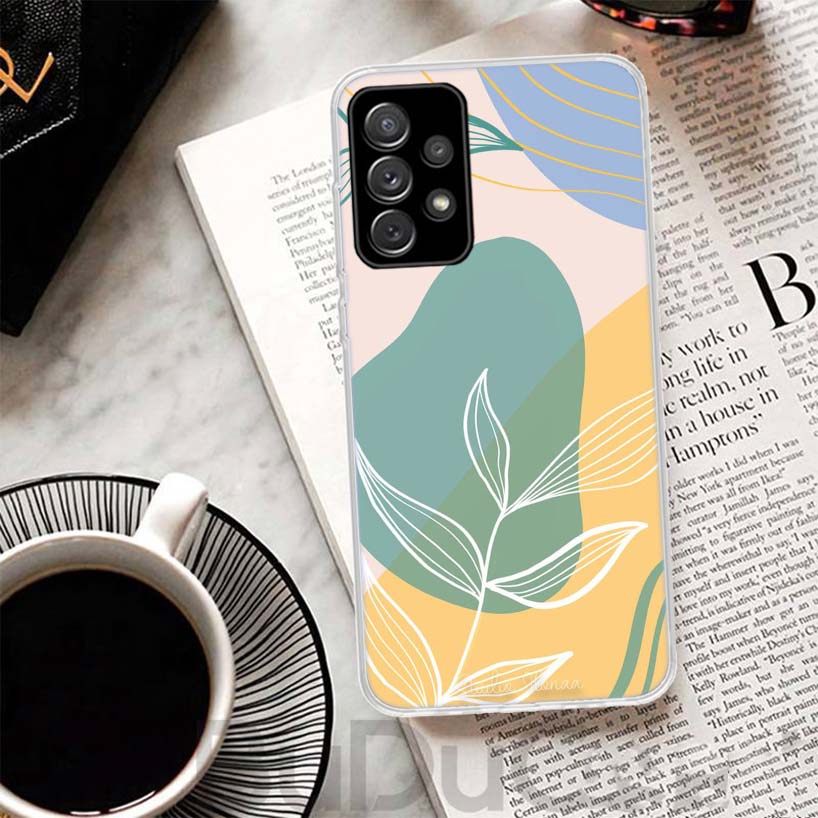 Abstract Women Face Line Cover For Samsung Galaxy A51 A50 A71 A70 Phone Case A21S A31 A41 A10 A20E A30 A40 A01 A11 A6 A7 A8 A9 C