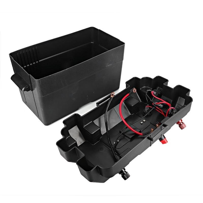 Plastic Minnkota Trolling Motor Power Center Station Battery Box USB & 12V Port Minnkota Trolling Battery Box