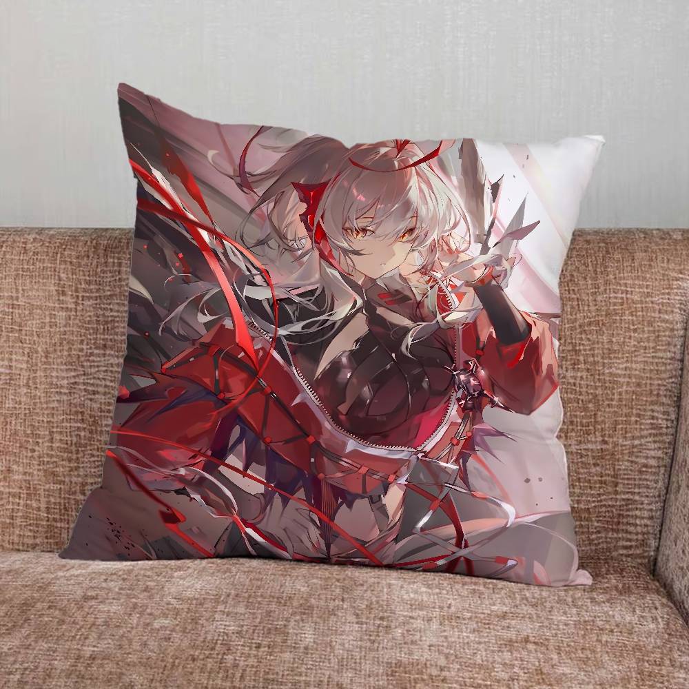 

AArknights WWisadel Game Pillow Case Pillowcase Home Sofa Cushions Car Cushions Pillowcover Office Pillowshell Pillow 30x30cm 12x12in