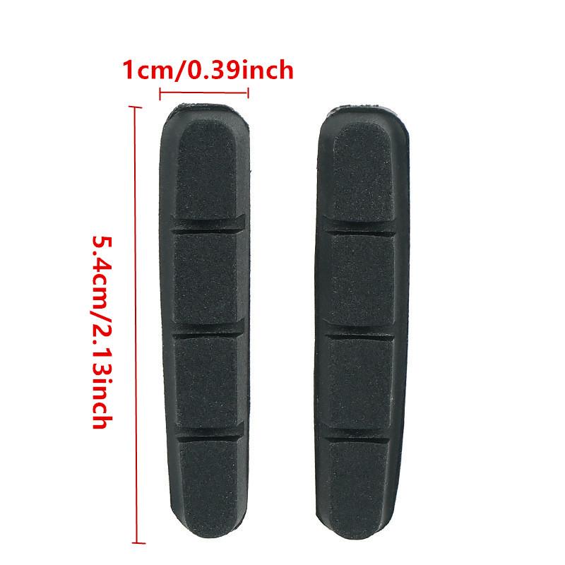 1Pair Road Bike Brake Pads Shoes for Alloy Rims Dura Ace Ultegra 105 Bicycle V Brake Shoes Durable Bicycle Brake Tools