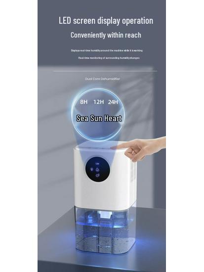 Portable Large Capacity Intelligent Dehumidifier for Home and Bathroom