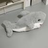 Plush Shark-shaped Pencil Case, Soft, Cute, and Creative Stationery Storage Bag for Students.