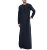 2026 Men's Loose Zipper Robe: Middle Eastern Arab and Malaysian Style