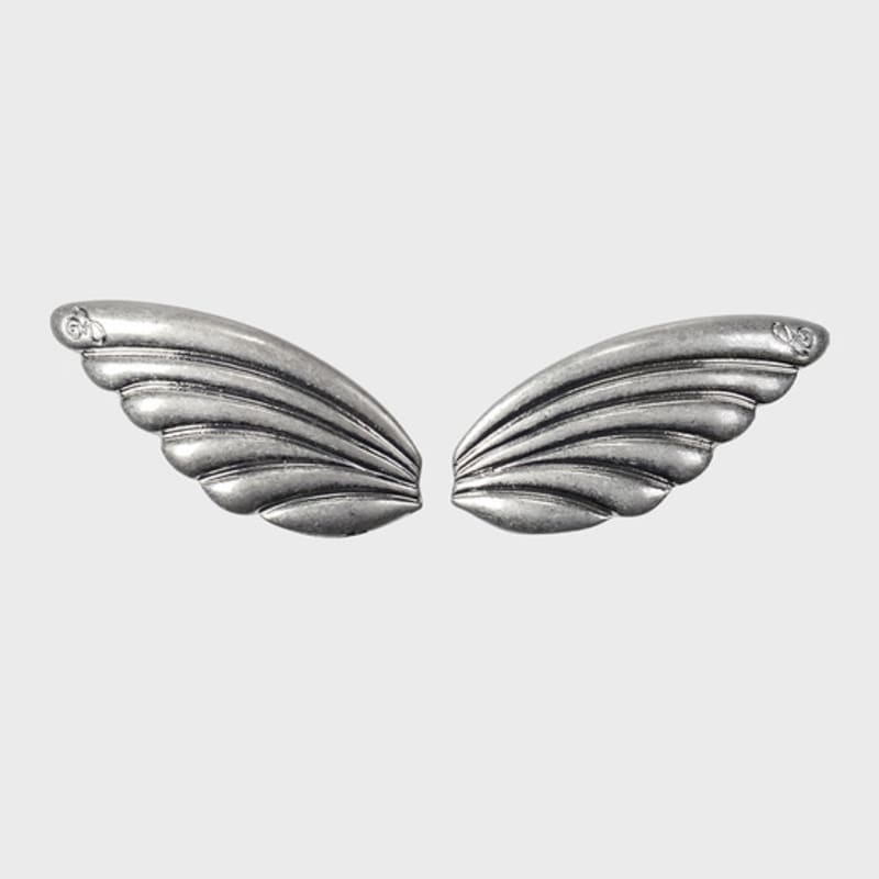 

Eireve ANGEL WING SHELL ANTIQUE BARRETTE SET (2PCS) Antique (semi-matte)