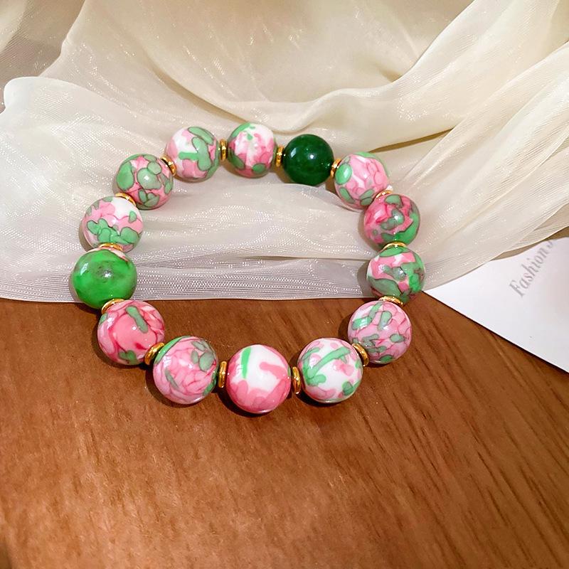 2024 Hot-Selling Women's Luxury Natural Stone Beaded Bracelet - Ethnic Chinese Style