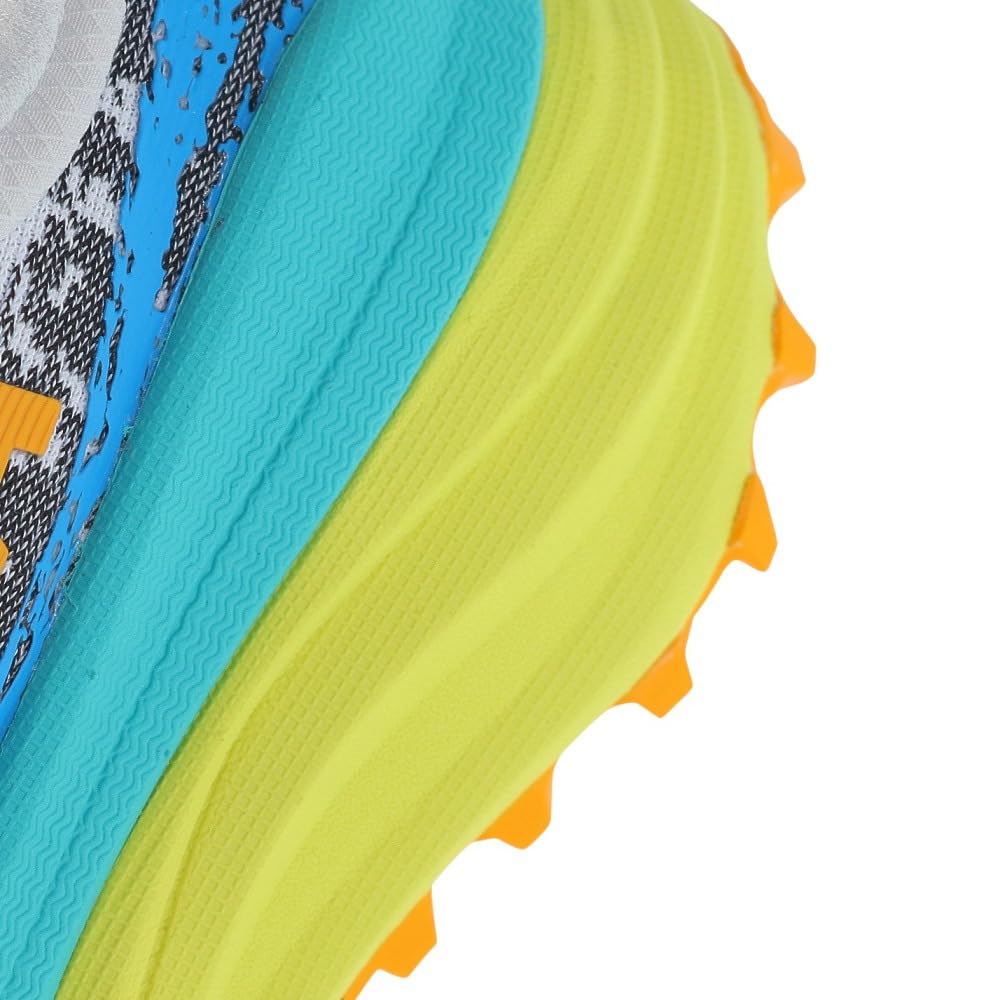 HOKA Stinson 7 Regular Running White and Yellow Trail and Lightweight and Breathable and Size Shoes, (1141531-WEPR), Off-Road Sneakers, (White Yellow,