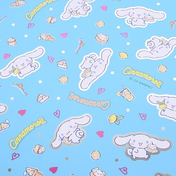 Good Given Sanrio Metal Wrapping Paper, Cinnamon Roll Yellow, 2 Pieces