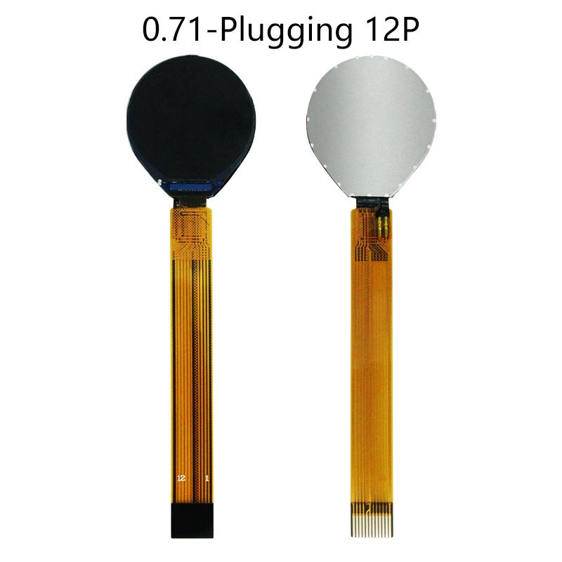 Tzt Tft Display 0.71 Inch Tft Lcd Display Module Round Driver Spi Interface Screen Lcd Serial Port Round Screen Spi Display