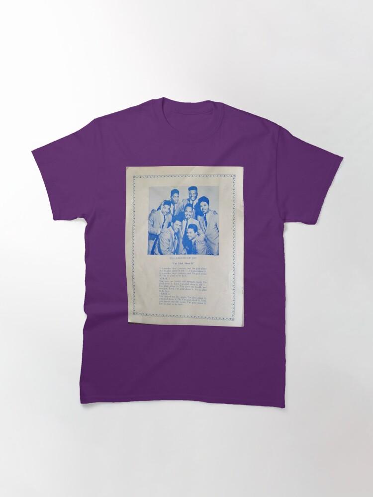 T-Shirt The Four Tops Clouds Of Joy Misto Cotone Nero Gospel
