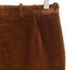 CELINE Made in France Midi length Corduroy Tight Skirt 38 Brown Women Used