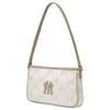 MLB 26 Spring Collection New York Yankees Diamond Old Flower Faux Leather And Polyester Underarm Bag Mini Women Handbag Deep-Cream 3ABQMJ16N-50CRD