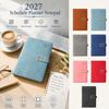 English A5 Agenda Planning Notebook 12 Months To-do List Notebook Diary Writing Pads  Stationery