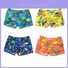 Premium Quality Children Kid Boys Cartoon Print Stretch Beach Shorts For Swimwear