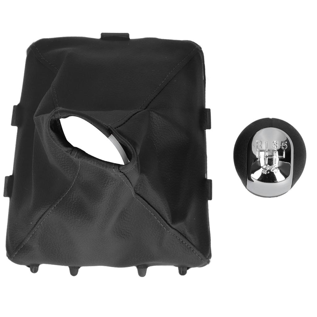 5 Speed Gear Shift Knob with Boot Cover Fit for Opel Vauxhall Vectra C Vectra B Corsa Astra 2002 2005