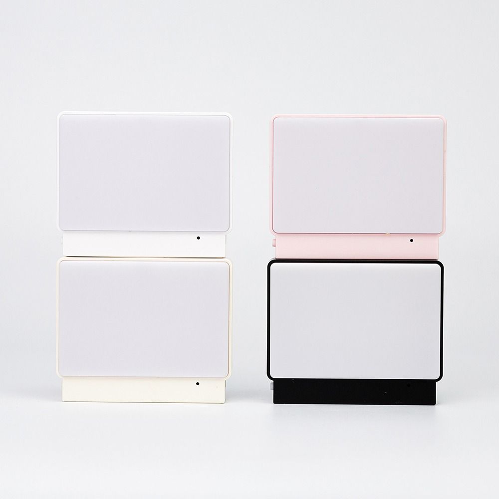 Blank Magnetic Fridge Sticker Light Round Square Fridge Decoration Magnets  Home Room
