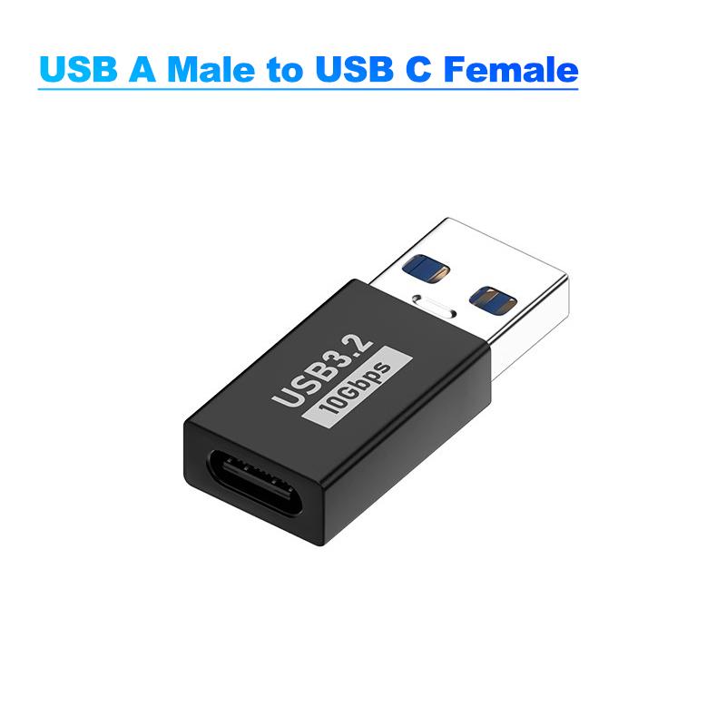 

Адаптер-подовжувач USB 3.0 10 Гбіт/с Роз єм USB Type C мама для ПК Комп ютера Телефону Штекер-перехідник USB C тато на мама A M to C F